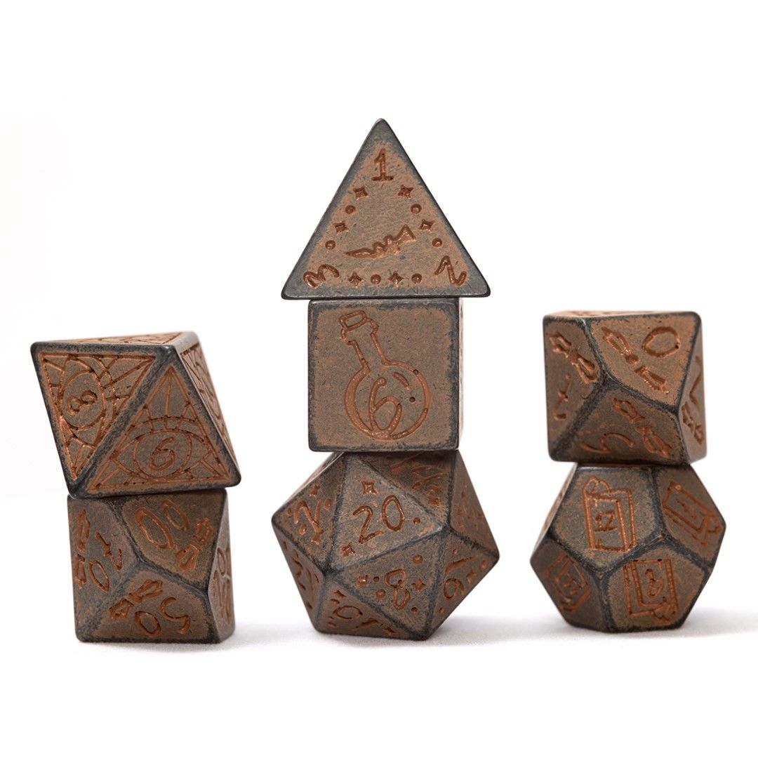 Sirius Dice - Illusory Stone Granite Dice Set 7 - Good Games