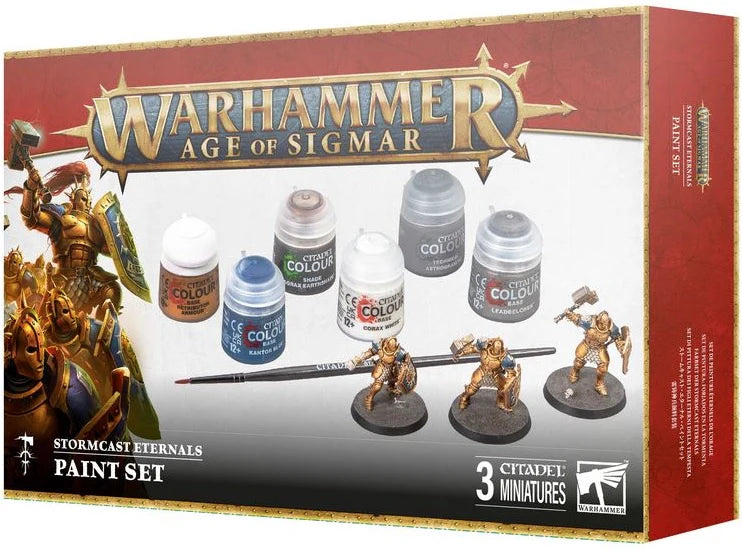 Warhammer Age of Sigmar - Stormcast Eternals And Paint Set (60-10) - Good Games