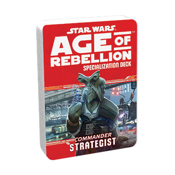 Star Wars RPG Age of Rebellion Strategist Specialization Deck - Good Games