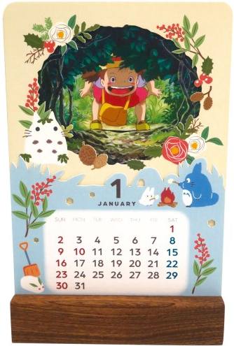 Studio Ghibli Work My Neighbour Totoro 2022 Kasane Calendar - Good Games