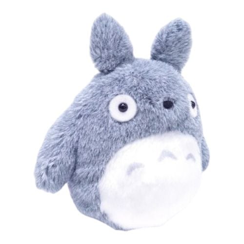 Studio Ghibli Plush: Grey Totoro Fluffy Beanbag - Good Games