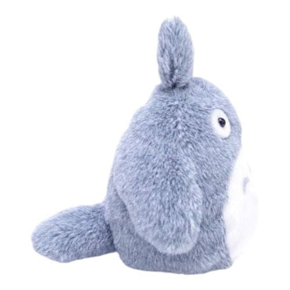 Studio Ghibli Plush: Grey Totoro Fluffy Beanbag - Good Games