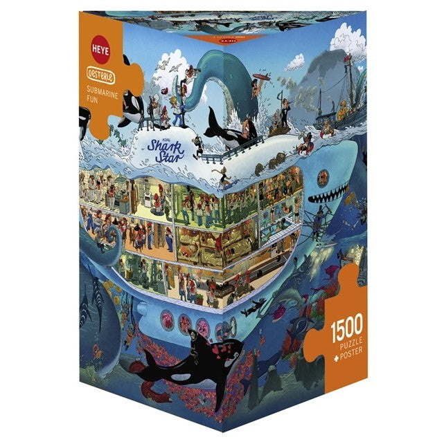 Heye - Oesterle Submarine Fun 1500 Piece Jigsaw - Good Games