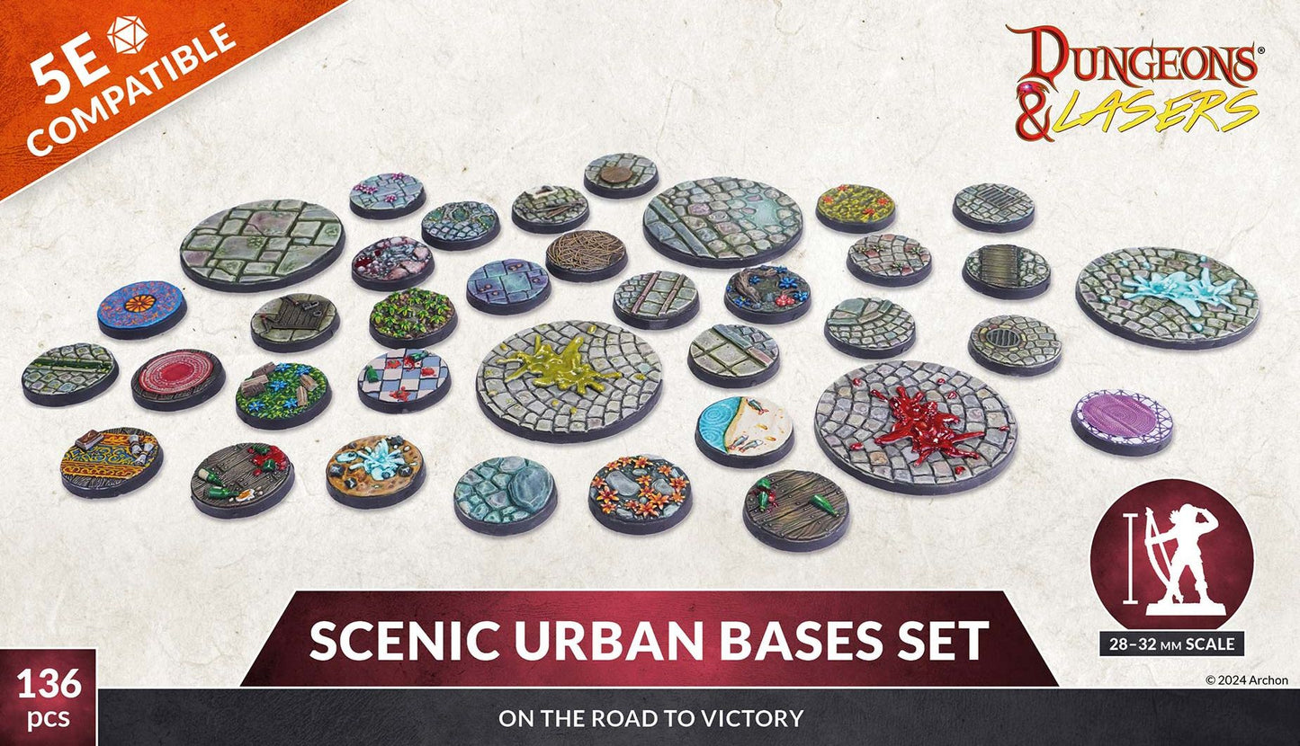 Archon Studio Dungeons and Lasers Scenic Urban Bases Set - Good Games