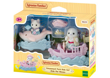 Sylvanian Families - Amusement Park Ride Set -Ride the Waves