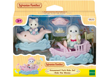 Sylvanian Families - Amusement Park Ride Set -Ride the Waves