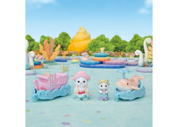 Sylvanian Families - Amusement Park Ride Set -Ride the Waves