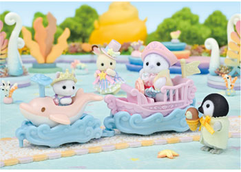 Sylvanian Families - Amusement Park Ride Set -Ride the Waves