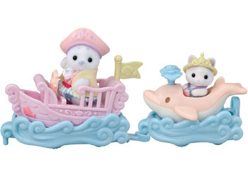 Sylvanian Families - Amusement Park Ride Set -Ride the Waves