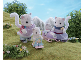 Sylvanian Families - Snow Leopard Family