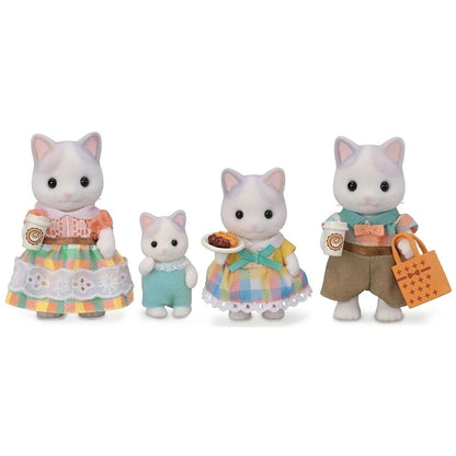 Sylvanian Families - Latte Cat Family
