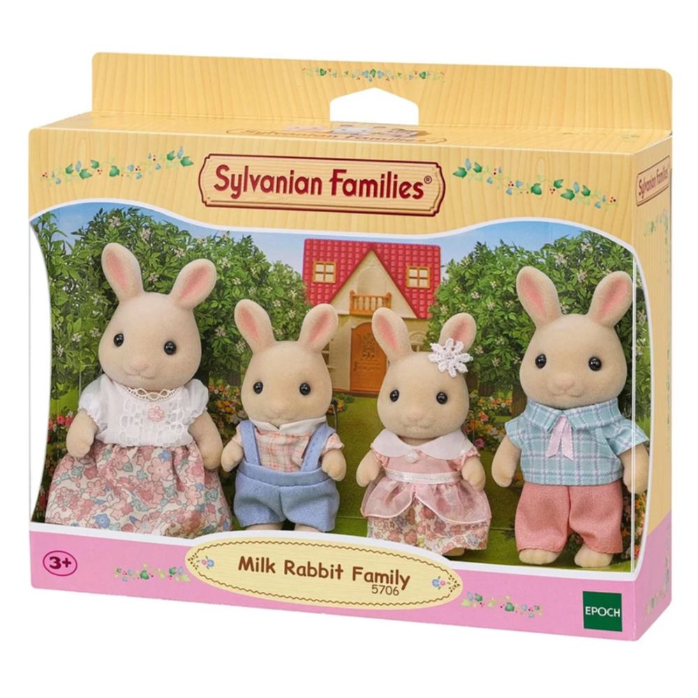 Sylvanian Families Milk Rabbit Family - 5706
