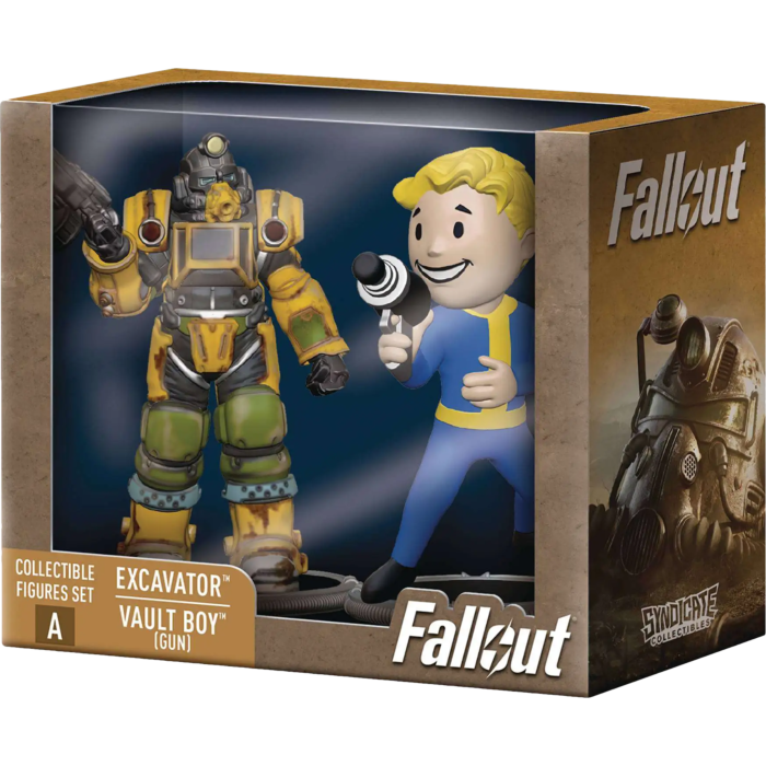 Fallout - Collectible Figures Set - Excavator + Vault Boy (gun) - Good Games