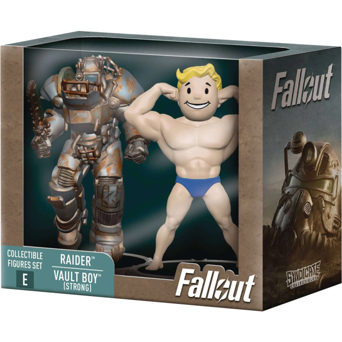 Fallout - Collectible Figures Set - Raider + Vault Boy (strength) - Good Games