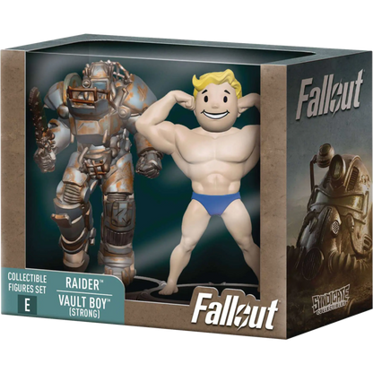 Fallout - Collectible Figures Set - Raider + Vault Boy (strength) - Good Games