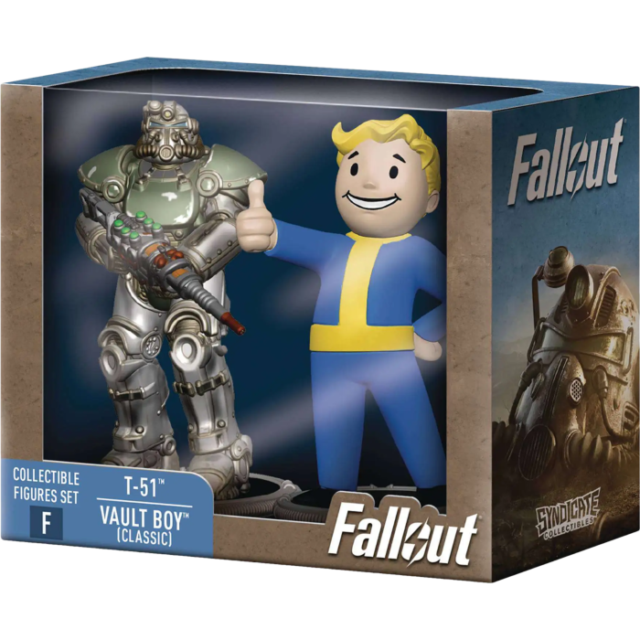 Fallout - Collectible Figures Set - T51 + Vault Boy (classic) - Good Games