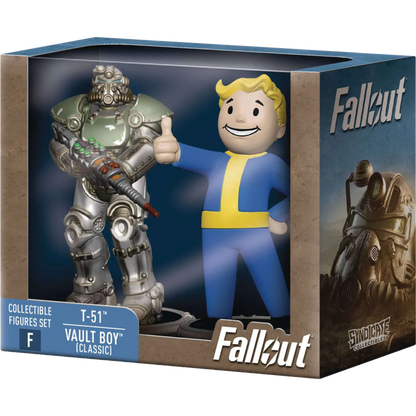 Fallout - Collectible Figures Set - T51 + Vault Boy (classic) - Good Games