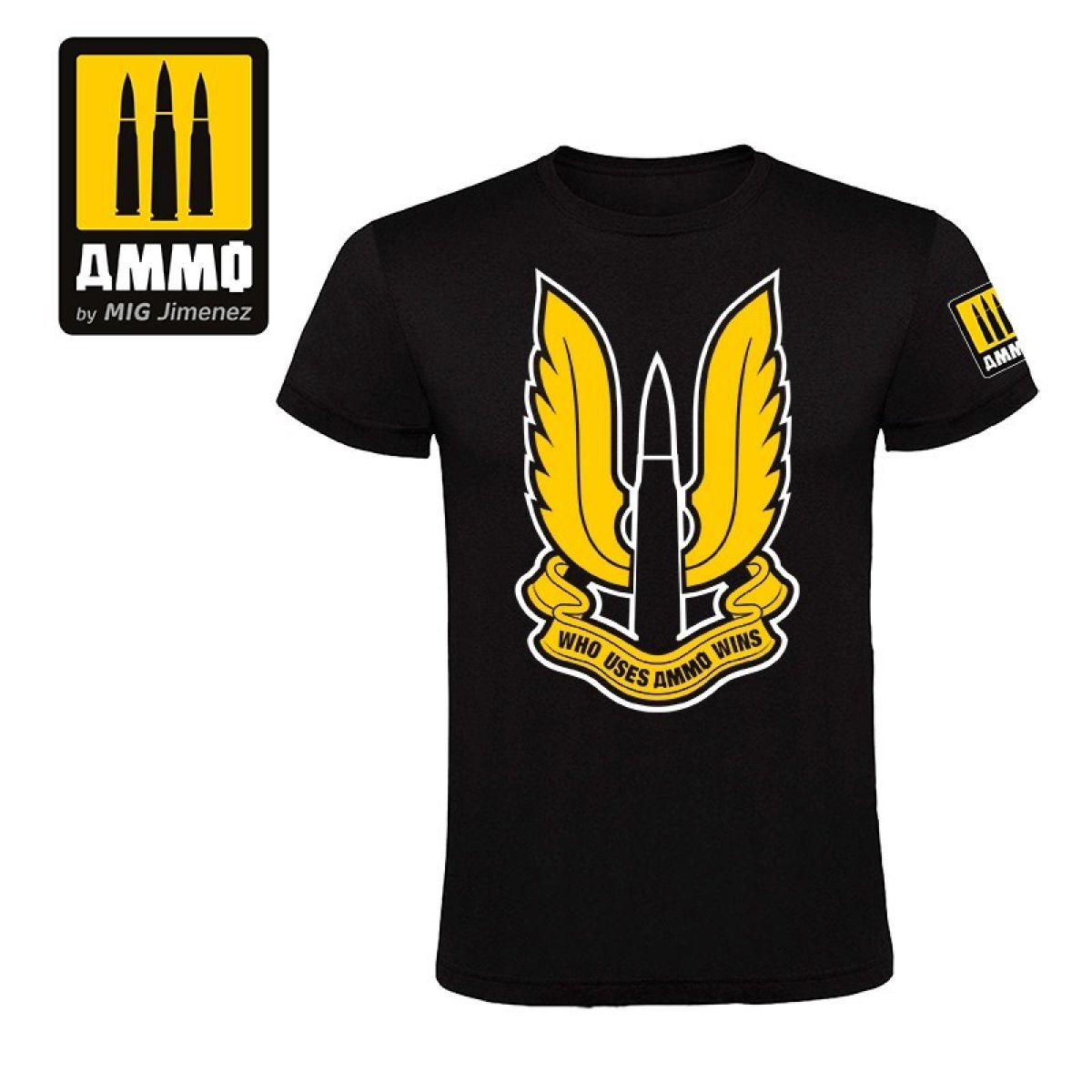 Ammo by MIG - Merchandise - T-Shirt Ammo Special Forces-Wings (Size L) (Preorder) - Good Games
