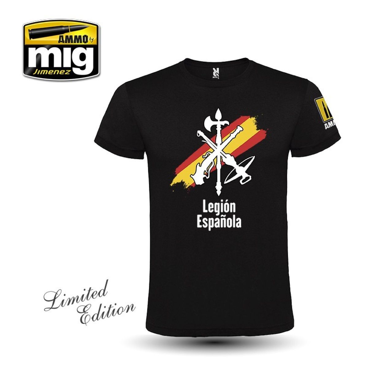 Ammo by MIG - Merchandise - T-Shirt Legión Española Retro (Size S) (Preorder) - Good Games