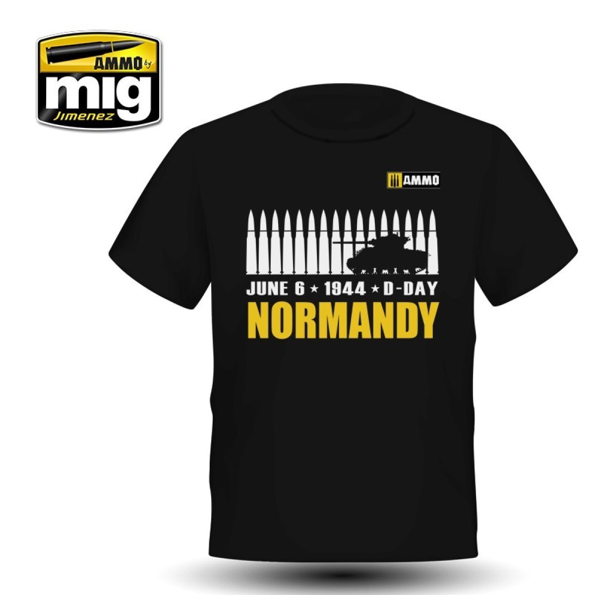 Ammo by MIG - Merchandise - T-Shirt Normandy (Size S) (Preorder) - Good Games