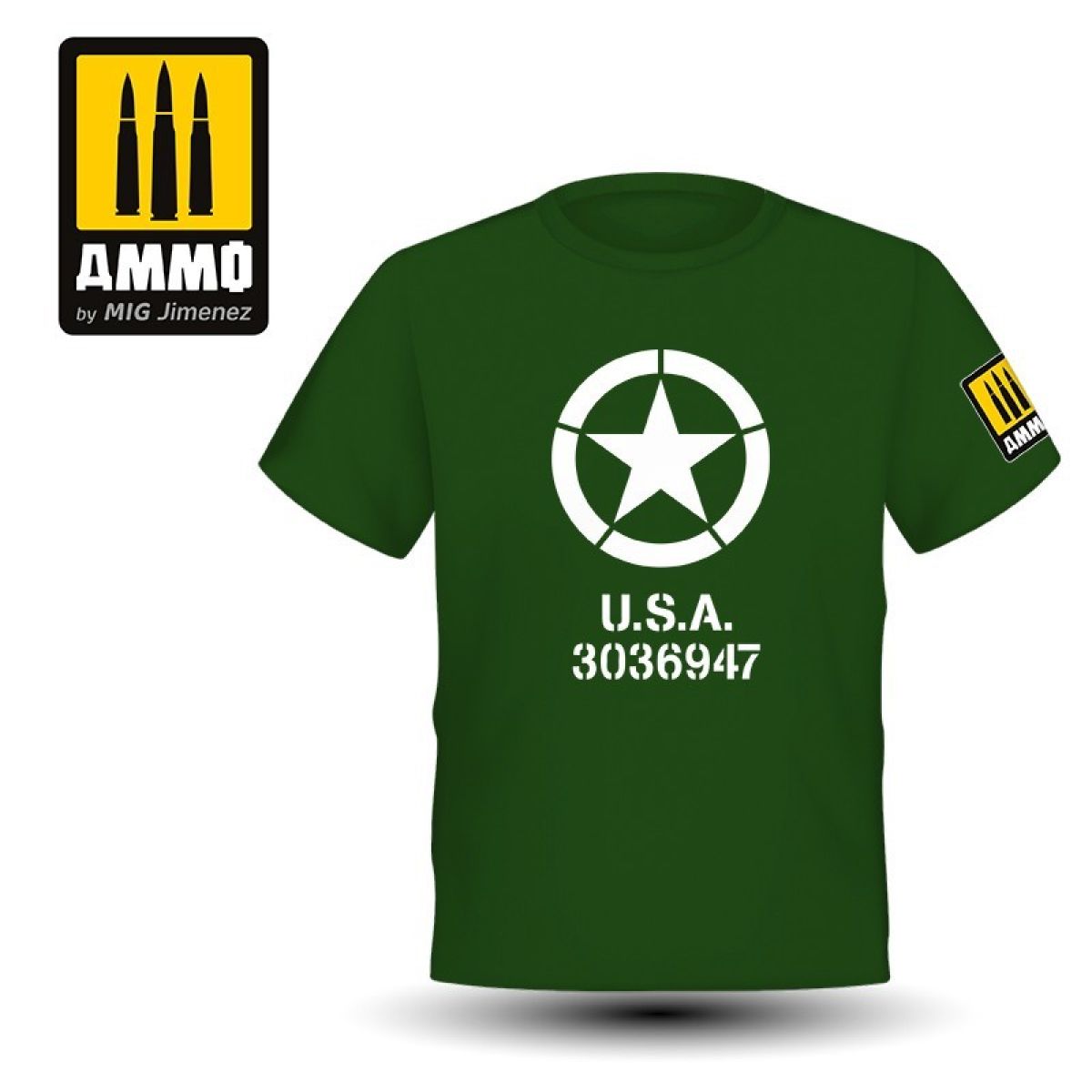 Ammo by MIG - Merchandise - T-Shirt Star U.S.A. (Size L) (Preorder) - Good Games