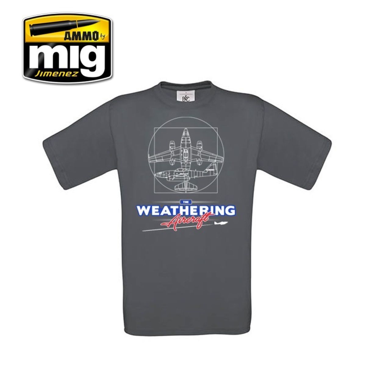 Ammo by MIG - Merchandise - T-Shirt The Weathering Aircraft (M Size) (Preorder) - Good Games