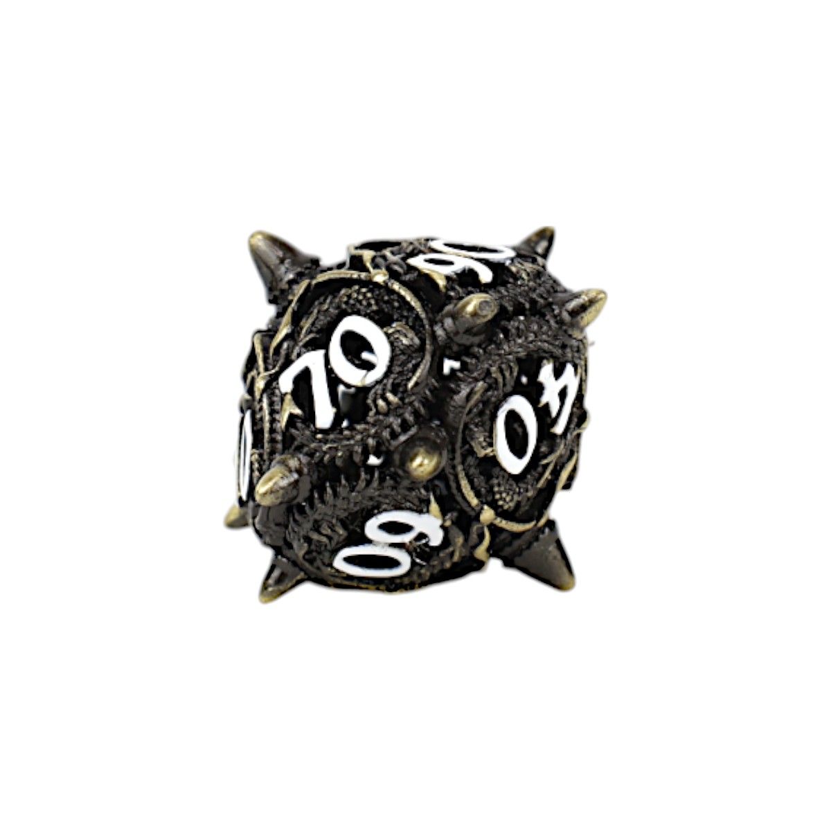 LPG Dice Xeno Hollow Dice Set Tarnished Gold - Good Games