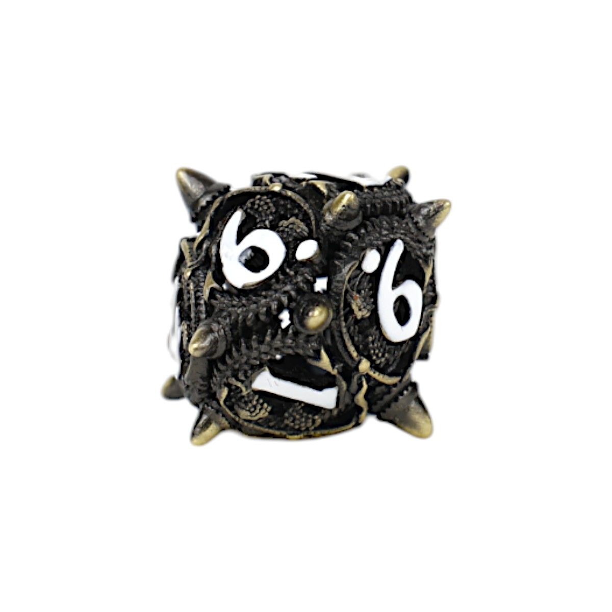 LPG Dice Xeno Hollow Dice Set Tarnished Gold - Good Games