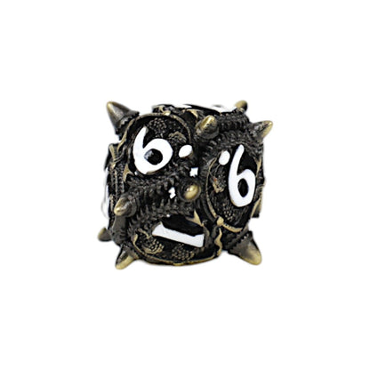 LPG Dice Xeno Hollow Dice Set Tarnished Gold - Good Games