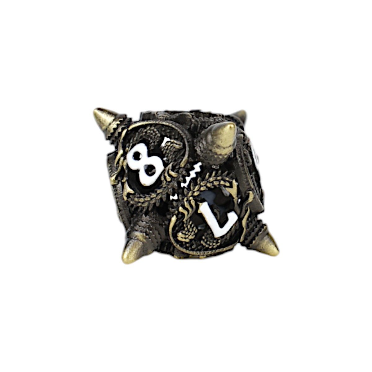 LPG Dice Xeno Hollow Dice Set Tarnished Gold - Good Games