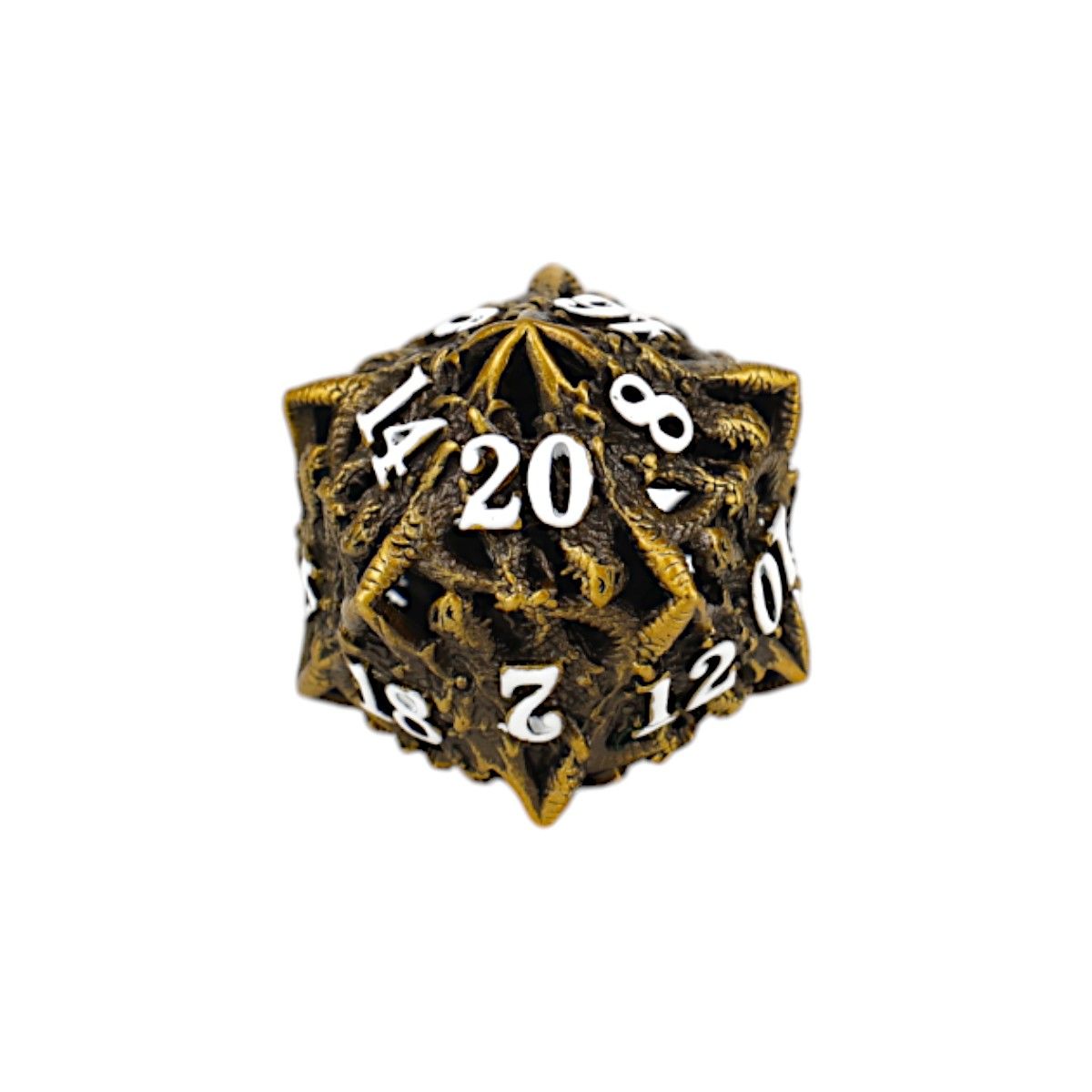 LPG Dice Dragon Rage Dice Set Ancient Bronze - Good Games