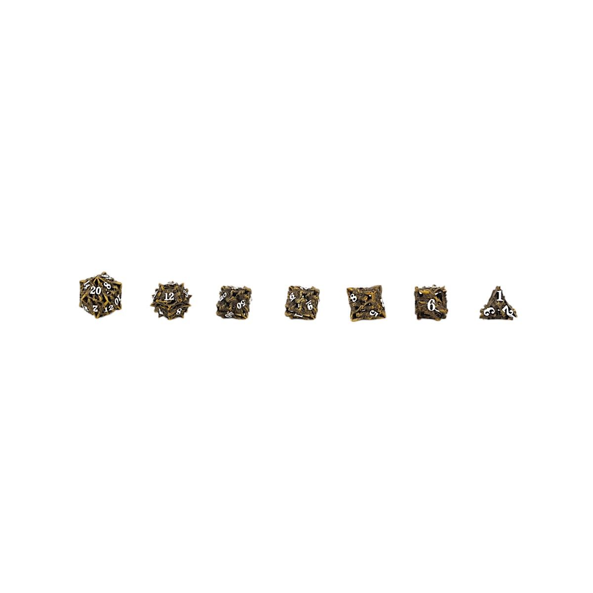 LPG Dice Dragon Rage Dice Set Ancient Bronze - Good Games