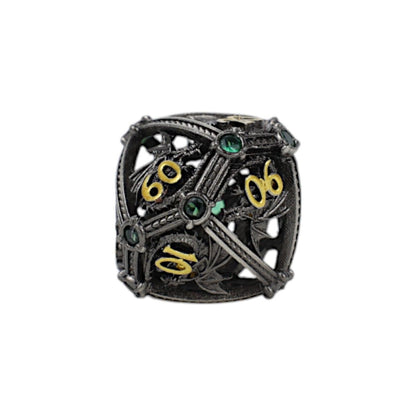 LPG Dice Hoard Guardian Dice Set Steel/Green - Good Games