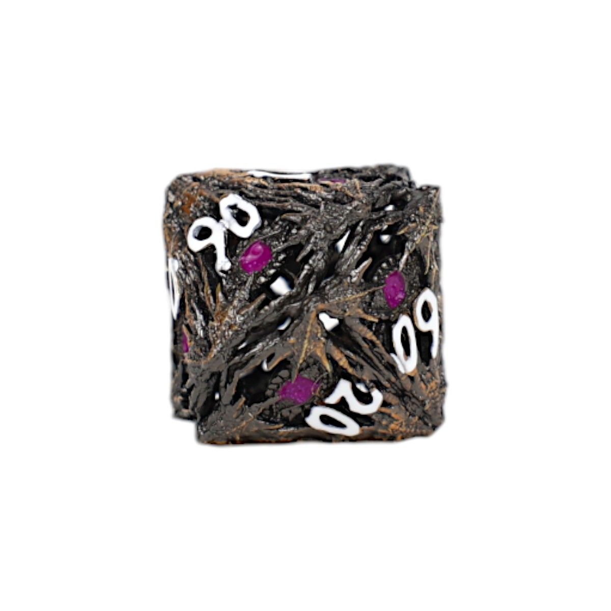LPG Dice Dragon Eye Dice Set Tarnished Gold/Purple - Good Games