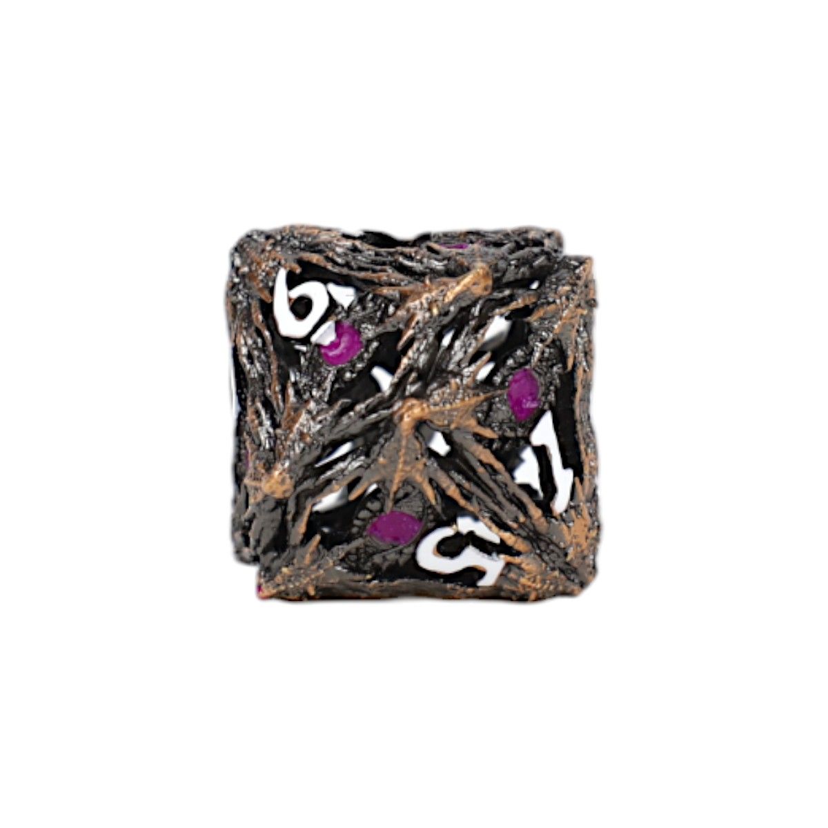 LPG Dice Dragon Eye Dice Set Tarnished Gold/Purple - Good Games