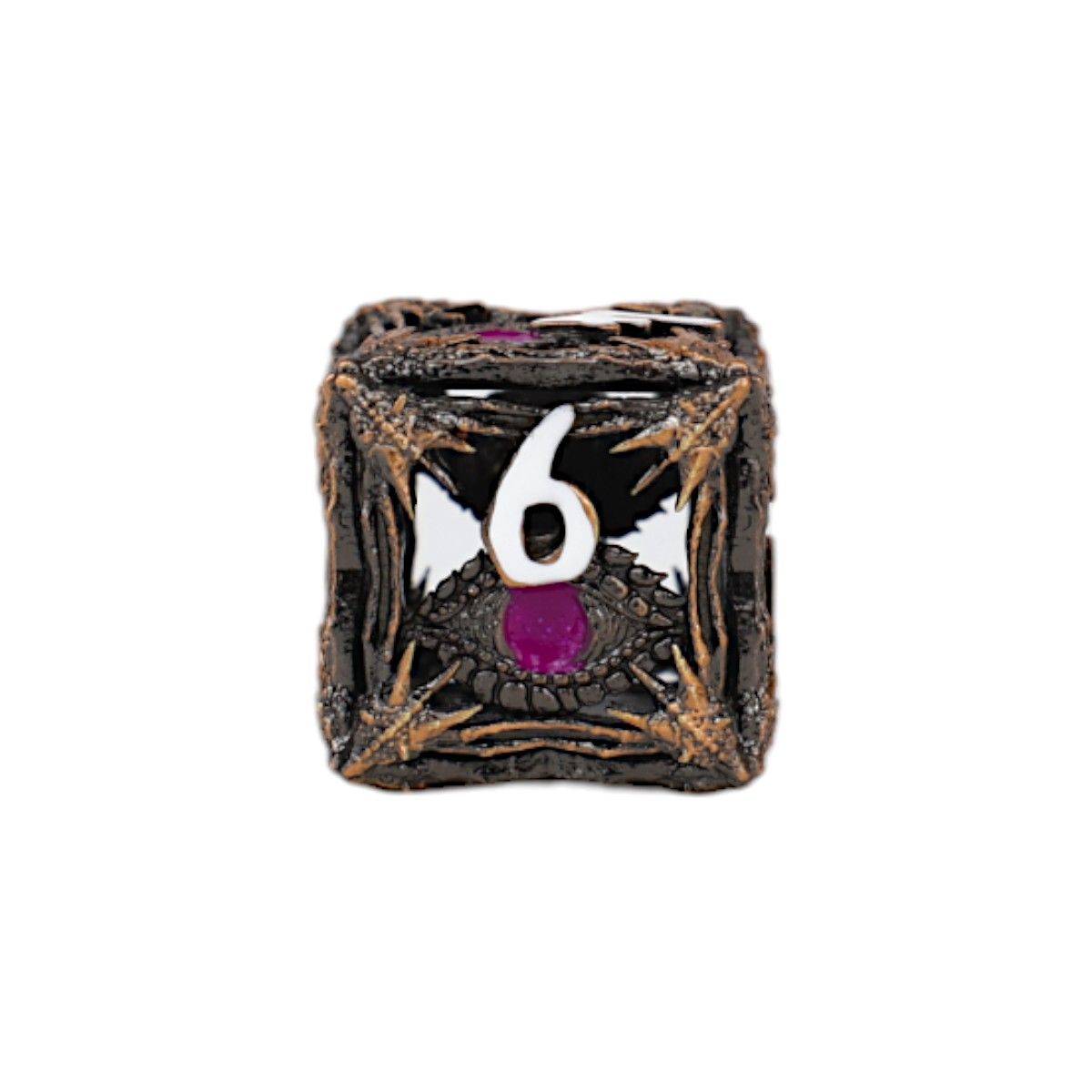 LPG Dice Dragon Eye Dice Set Tarnished Gold/Purple - Good Games