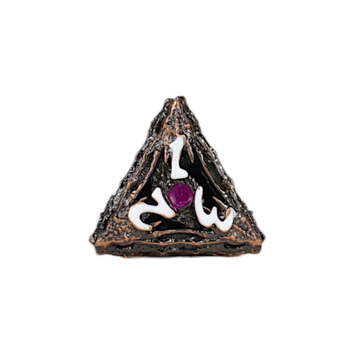 LPG Dice Dragon Eye Dice Set Tarnished Gold/Purple - Good Games