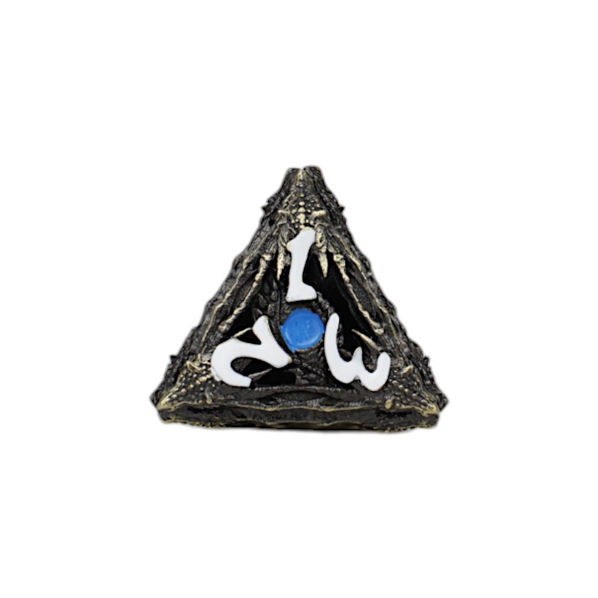 LPG Dice Dragon Eye Dice Set Tarnished Gold/Blue - Good Games