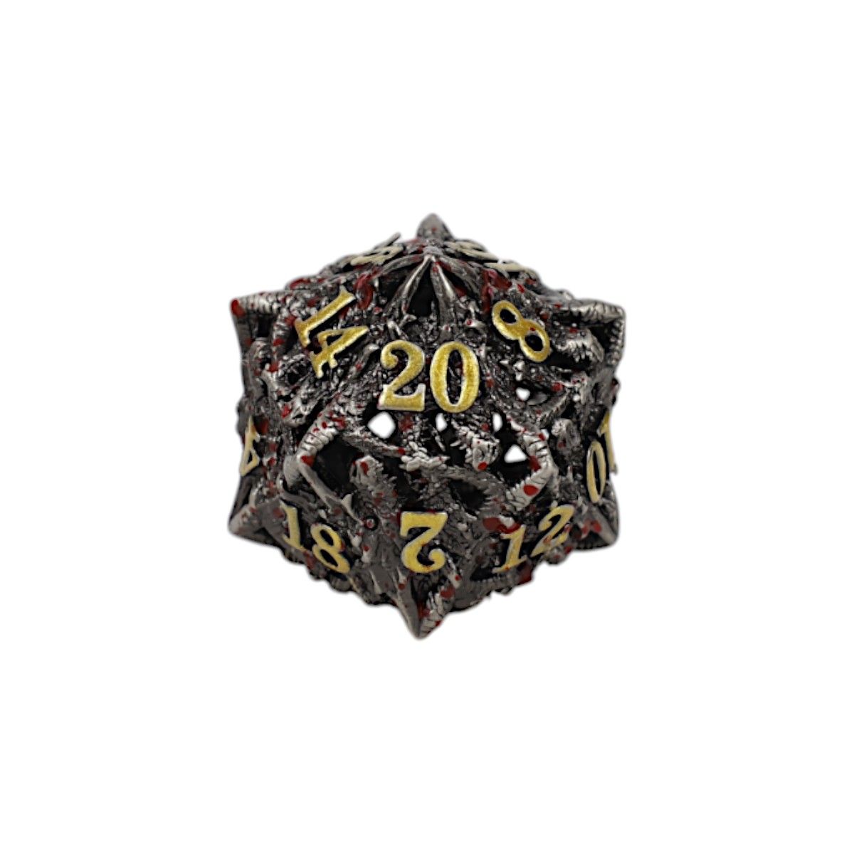 LPG Dice Dragon Rage Dice Set Bloodied Metal - Good Games