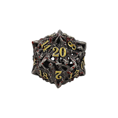 LPG Dice Dragon Rage Dice Set Bloodied Metal - Good Games