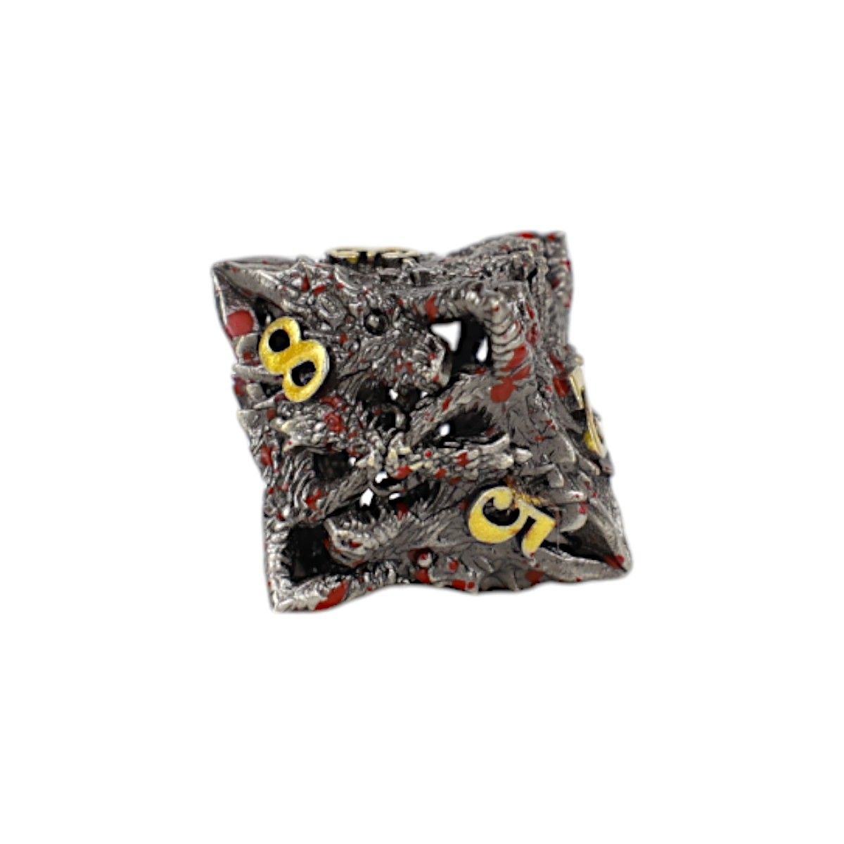 LPG Dice Dragon Rage Dice Set Bloodied Metal - Good Games