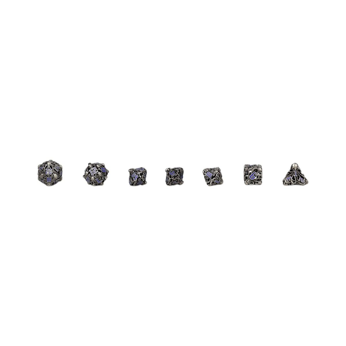 Tentacular Dice Set Steel/Blue - Good Games