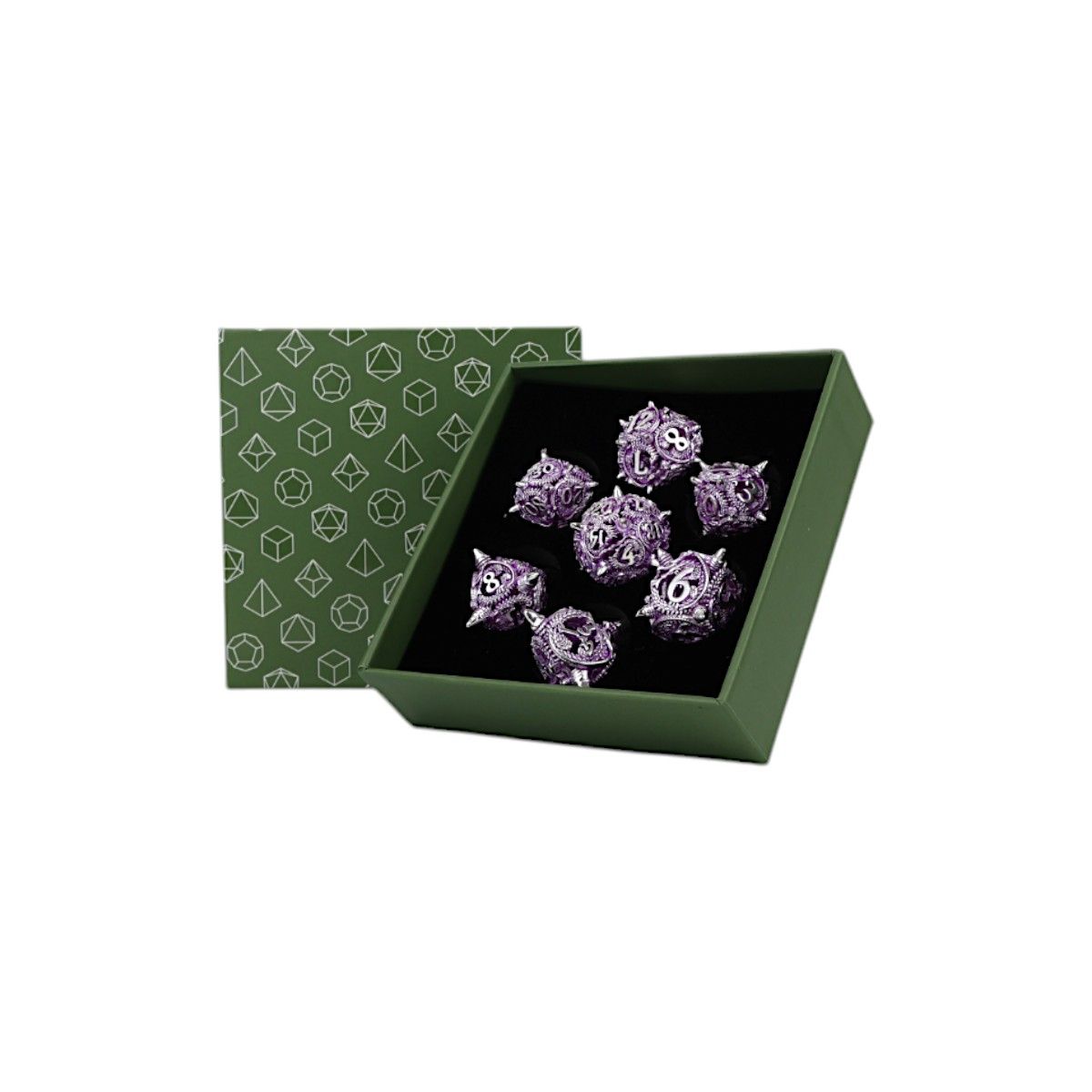 LPG Dice Xeno Hollow Dice Set Purple - Good Games