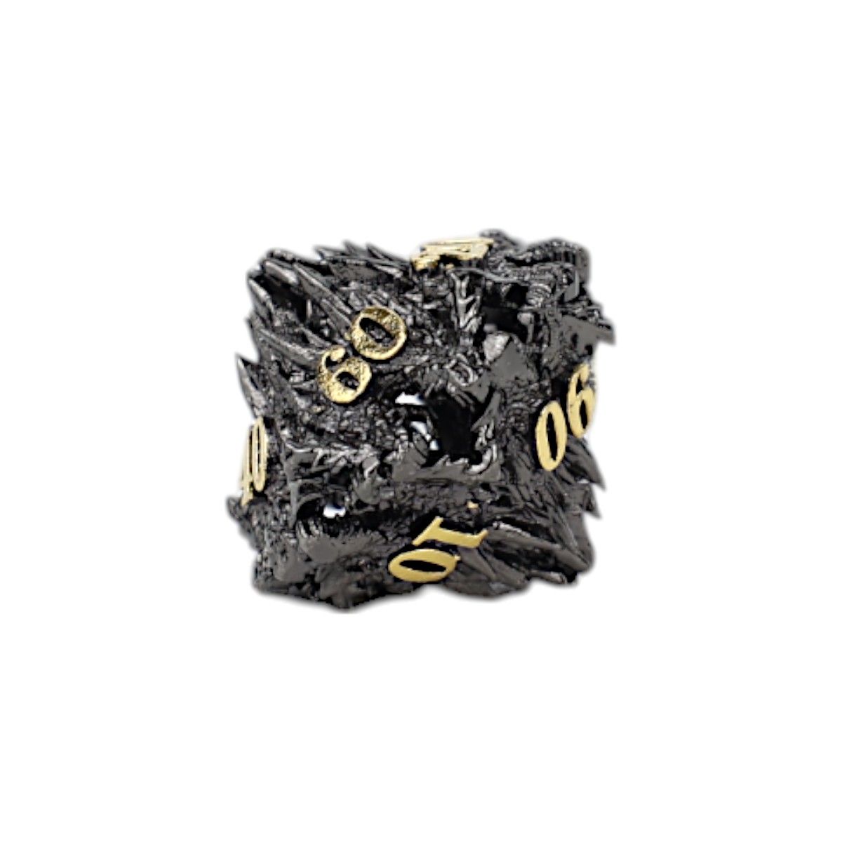 LPG Dice Dragon Rage Dice Set Black/Gold - Good Games