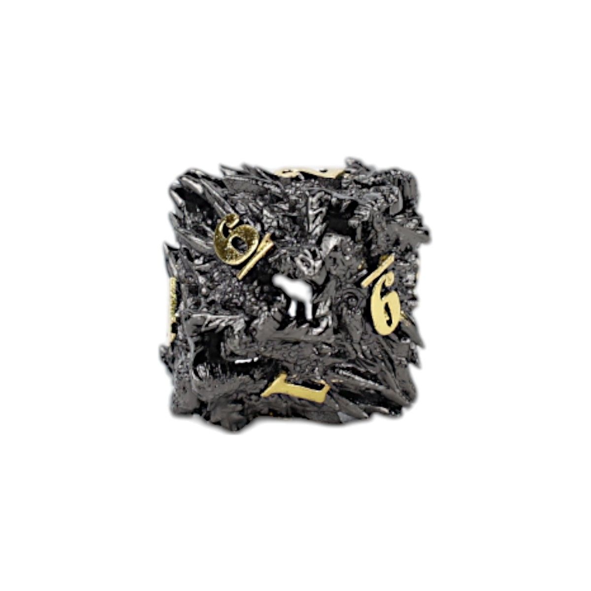 LPG Dice Dragon Rage Dice Set Black/Gold - Good Games