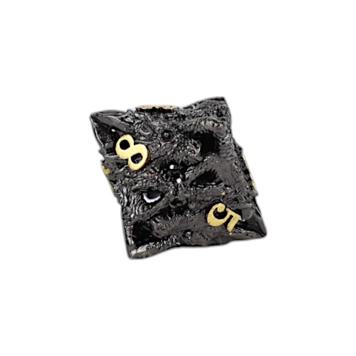 LPG Dice Dragon Rage Dice Set Black/Gold - Good Games