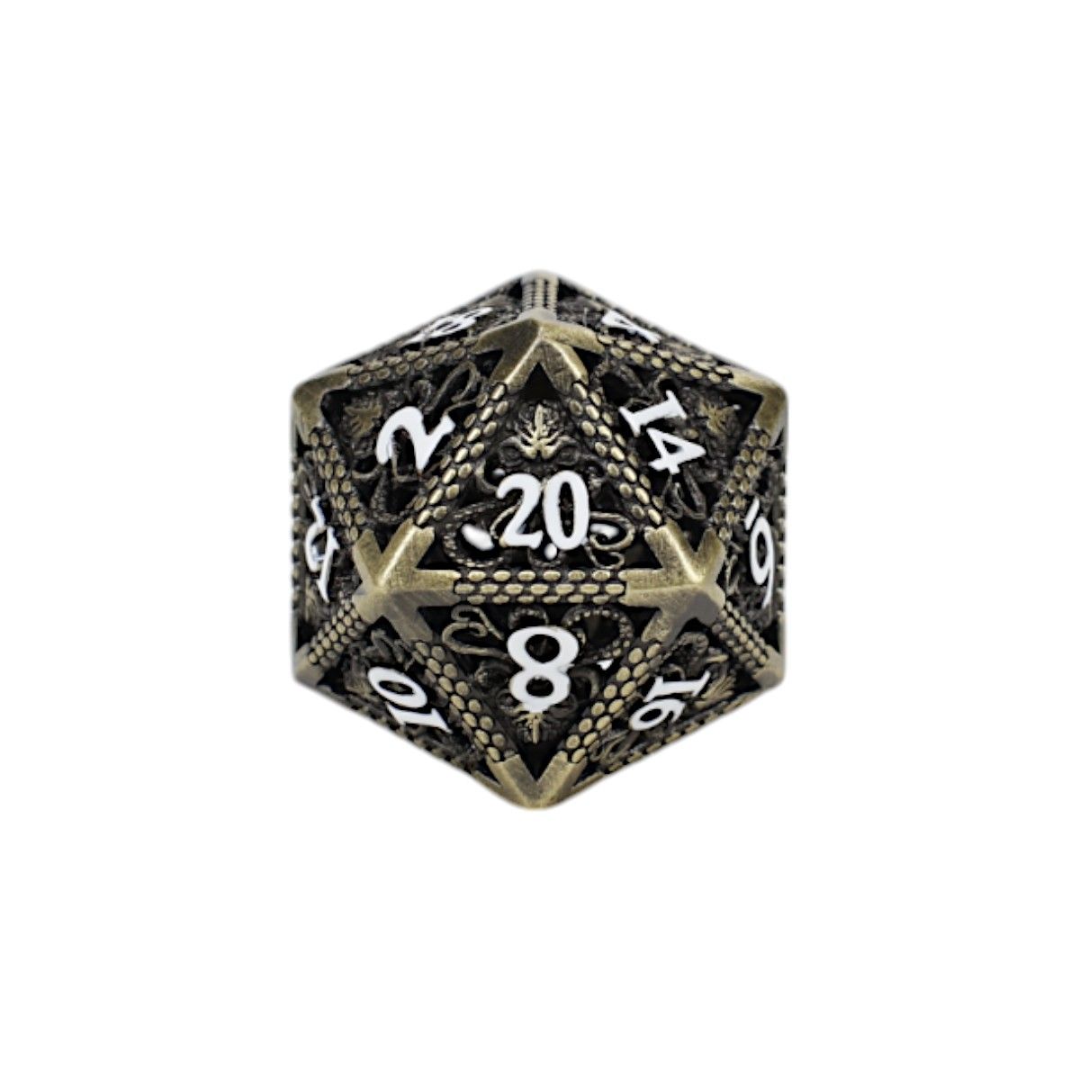 Strange Aeon Dice Set Tarnished Gold - Good Games