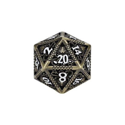 Strange Aeon Dice Set Tarnished Gold - Good Games