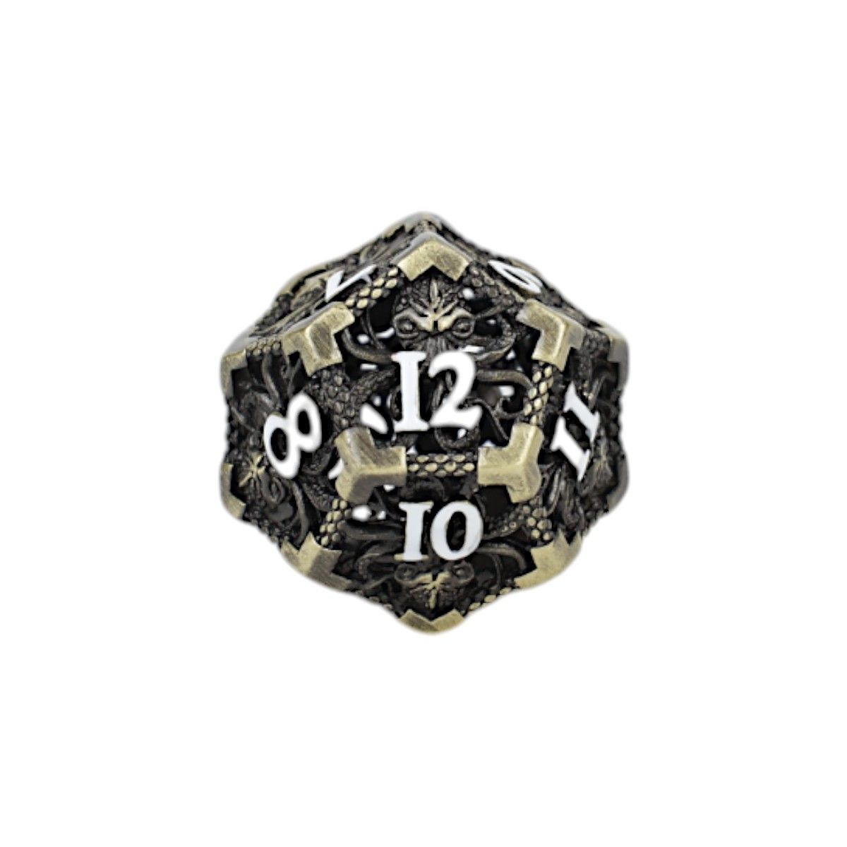Strange Aeon Dice Set Tarnished Gold - Good Games
