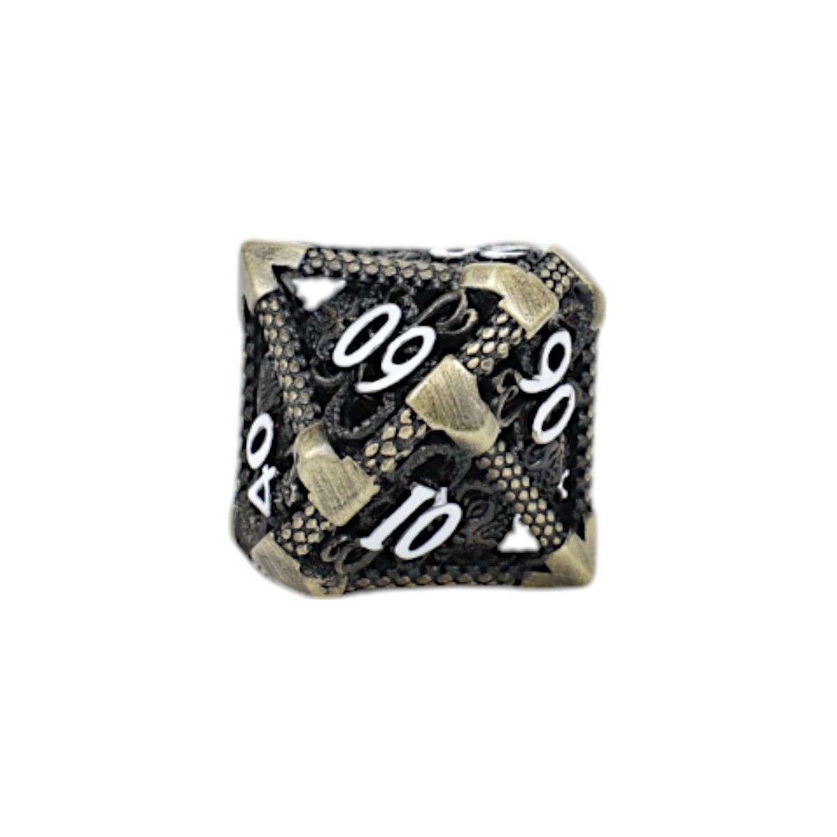 Strange Aeon Dice Set Tarnished Gold - Good Games